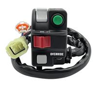 Mabutingti Left Handlebar Switch for Yamaha Grizzly 550 700 Kodiak 700 450 YFM700 YFM550 YFM450 Start Stop Headlight Override
