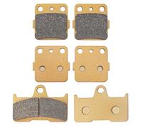 Mabutingti Semi-Metallic-Pro Front and Rear Brake Pads for Yamaha Grizzly 660 YFM660 2002-2008