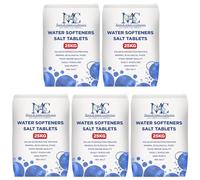 MAC 25 Kg Salt Tablets | Water Softener | Food Grade | Compatible to All Water Softener Machines 100% Genuine British Salt Tablet, Tablet Salt of Premium (5 bags)