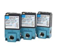 MAC 3 Port Electronic Boost Control Solenoid Valve DC12V 35A-ACA-DDBA-1BA 35A-ACA-DDFA-1BA with 6MM Tube Fittings Brass Silencer(35a-aca-ddfa-1ba,6mm)