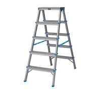 Mac Allister 5 Tread Aluminium Step Ladder (H)1.08M