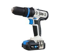 Mac Allister Solo 18V Li-Ion Brushed Cordless Combi Drill (1 X 2Ah) - Mcd18-Li-2