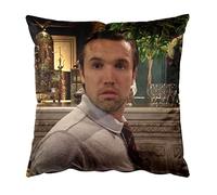 Mac and Charlie Notice Each Other Meme Square Throw Pillow Case Cushion Cover Pillowcase