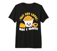 Mac and Cheese Boy This Boy Loves Mac & Cheese Premium T-Shirt