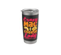 Mac and Cheese Crazy Mac & Cheese Lady Stainless Steel Insulated Tumbler
