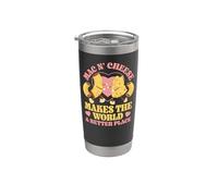 Mac and Cheese Mac & Cheese Makes The World A Better Place Stainless Steel Insulated Tumbler