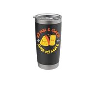 Mac and Cheese Valentines Day My Mac & Cheese Stole My Heart Stainless Steel Insulated Tumbler