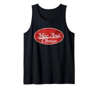 Mac and Cheese Vintage Varsity Comfort Food Graphic Tank Top