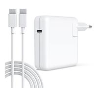 Mac Book Pro Charger, 61W USB C Charger Power Adapter for Mac Book Pro 12, 13, 15, 16, for Air 2018, 2019, 2020, 2021, PD Fast Charging and Data Syncing with 6.6Ft USB-C Charge Cable