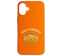 Mac & Cheese Collegej Varsity Team Spirit Fun Ironic Case for iPhone 16 Plus