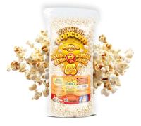 Mac-Corns Plain (Naked) Unflavoured Natural Popcorn, 1.9kg Re-sealable Bulk Pack, Traditionally Popped, Allergen Free