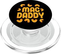 Mac Daddy Mac N Cheese Lover Father Funny Cheese Noodles Dad PopSockets PopGrip for MagSafe