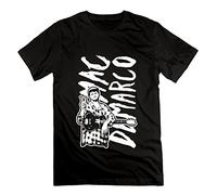 Mac Demarco pattern Men's T Shirts ,Black Small