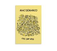 Mac Demarco Poster This Old Dog Album Poster Canvas Wall Art Decor Painting for Home Living Room Bedroom 12x18inch(30x45cm) Unframe-style