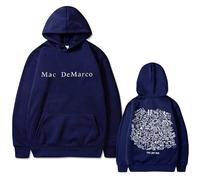 Mac Demarco This Old Dog Album Merch Hoodie Men Women Double Sided Printed Long Sleeve Hoodies Fashion Unisex Pullover Sweatshirts XS~4XL-blue||S