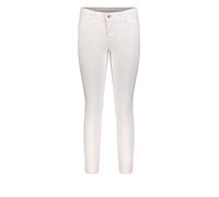 MAC Dream Chic Women's Straight Leg 3/4-Length Trousers, White (White Denim D010), 38W x 27L