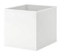 MAC Drona Storage Box 33x38x33 cm Office/home Storage Box Perfect for Everything. Foldable Storage Organizer Boxes for Shelving Unit Bedroom, Wardrobe, and Toys, Children, (1 Pack, White)