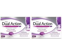 Mac Dual Action Blackcurrant Flavour 12 Lozenges - Effective & Soothing Relief of Sore Throats and Associated Pain (Pack of 2)