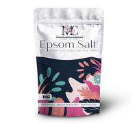 MAC Epsom Bath Salts - 100% Pure Epsom Salts, Our Magnesium Sulphate Bath Salts are Premium Bath Salts for Men and Women, Magnesium Bath Salts for Muscle Soak - Epsom Salts 1kg (1 Pack)