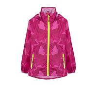 Mac in a Sac - Mini Origin II - Packable Waterproof Jacket for Boys & Girls - Lightweight and Breathable Raincoat that Packs into its own Bag - Pink Camo - 8-10 Years
