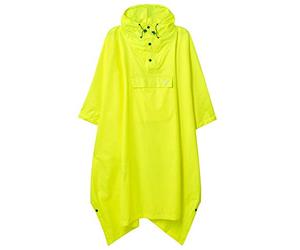 Mac in a Sac - Poncho - Packable Waterproof Cape for Men & Women - Lightweight and Breathable Rain Jacket with Hood that Packs into its own Bag - Neon Yellow - One-Size