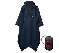 Mac in a Sac Poncho - Packable Waterproof Cape for Men & Women - Lightweight, Windproof & Breathable Rain Jacket with Hood & Cycle Wrist Straps