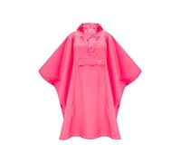 Mac in a Sac Poncho - Packable Waterproof Cape for Men & Women - Lightweight, Windproof & Breathable Rain Jacket with Hood & Cycle Wrist Straps - Neon Watermelon