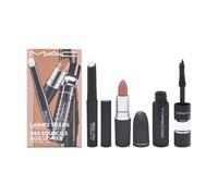 MAC Lashes To Lips Kit Neutral Velvet Teddy Lipstick & Black Stack Mascara