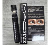 MAC Cosmetics M·A·CStack Mascara Superstack Mega Brush Volumising and Lengthening Mascara Shade Black 12 ml