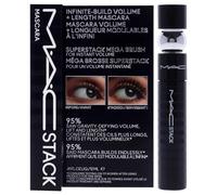 MAC Cosmetics M·A·CStack Mascara Superstack Mega Brush Volumising and Lengthening Mascara Shade Black 12 ml