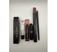 MAC Macximal TRIO Lipstick Honeylove + LIPGLASS Lip Gloss + Lip Pencil Spice NEW