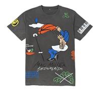 Mac Miller Official Merch Balloonerism All-Over Print T-Shirt, Grey, M