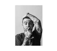 Mac Miller Poster, Malcolm James McCormick Rapper Poster1 Canvas Poster Bedroom Decor Sports Landscape Office Room Decor Gift Unframe-style 12x18inch(30x45cm)