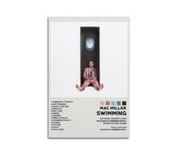 Mac Miller Posters SwimmingPoster Wall Art Canvas Aesthetic Music And Movie Decoration Living Room Bedroom 20x30inch(50x75cm) Unframe-style