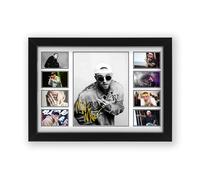 Mac Miller Signed Poster Print - Limited Edition Autograph Fan Gift - Collectible Memorabilia Merchandise (Framed A3 (30x40cm))