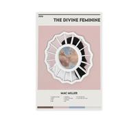 Mac Miller - The Divine Feminine - Retro Music Album Poster Canvas Poster Bedroom Decor Landscape Office Room Decor Gift 08x12inch(20x30cm)