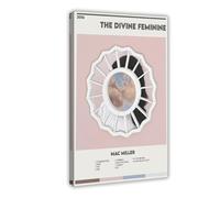 Mac Miller - The Divine Feminine - Retro Music Album Poster Canvas Poster Wall Art Decor Print Picture Paintings for Living Room Bedroom Decoration 08x12inch(20x30cm)