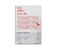 Mac MillerPoster Wall Art Canvas Aesthetic Music And Movie Decoration Living Room Bedroom 12x18inch(30x45cm) Unframe-style
