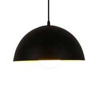 Mac Minimalist Pendant Light Vintage Wrought Iron Chaners Industrial Adjustable Lighting Fixtures Metal Half Embedded Hanging Light Retro Single Head Pendant Lamp Practical