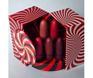 MAC Mistletoe Matte Powder Kiss Lipstick Set (5x Lipsticks) Ltd Edt