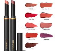 MAC Cosmetics Powder Kiss Velvet Blur Slim Stick moisturising matt lipstick shade Wild Rebel 2 g