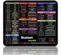 Mac Shortcut Cheat Sheet Mouse Pad (11.8"x9.8"x0.12") - macOS Keyboard Shortcuts Mat for MacBook Pro/Air, Non-Slip Office Desk Pad -Gift for Programmer & Designer, Employee Appreciation Gifts