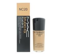 MAC Cosmetics Women's Studio Fix Fluid Broad Spectrum SPF15 Foundation in Nc20 | Size: 30ml MAC Cosmetics Nc20 30ml