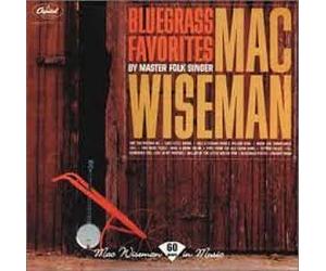 MAC WISEMAN-bluegrass favorites STETSON/LONGHORN cassette tape
