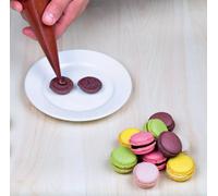 MAC01- SILICONE MAT N48 MACARONS 300 X400 MM TERRACOTTA SILIKOMART