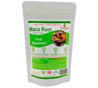 Maca Root 4000mg - 60 Organic Capsules - High Strength Peruvian Maca Root Extract for Men & Women - 2 Month Supply - Vegan Safe - Made in the UK