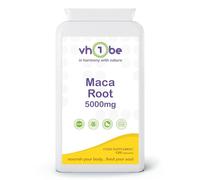Maca Root 5000mg Supplement - 120 Vegan Capsules | Energy, Vitality & Hormonal Support | Natural Maca Extract, UK Made by vh1be