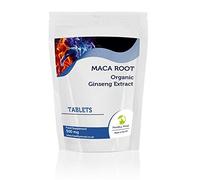 Maca Root 500mg Extract Ginseng Andin Vitamins Food Supplement 30 Tablets Pills Vitality Libido Menopause High Strength Testosterone Boost Sex Aid Nutrition Supplements HEALTHY MOOD