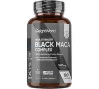 Maca Root Capsules 5550mg - 180 Caps, 6-Month Supply with Ginseng