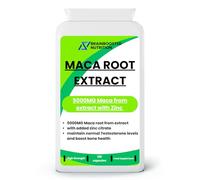 Maca Root Extract 5000mg with Zinc - High Strength Maca Capsules for Energy, Vitality & Performance - 120 Capsules (4 Month Supply)